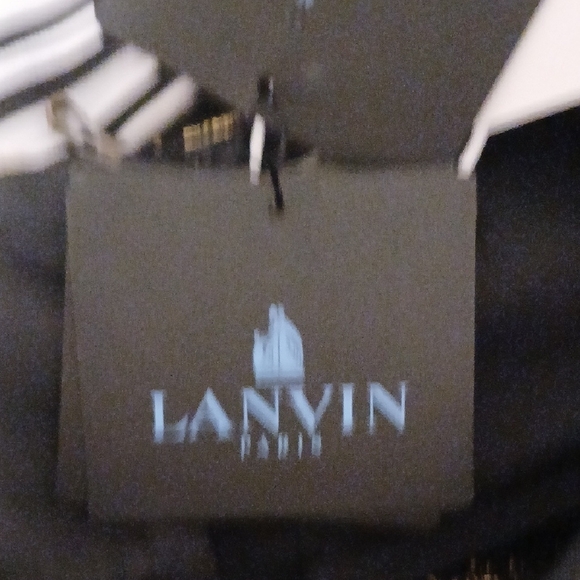 Lanvin Gold Mini Skirt with Bow Detail - Picture 8 of 9